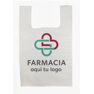 Bolsas de plástico personalizadas 70% reciclado 50 micras